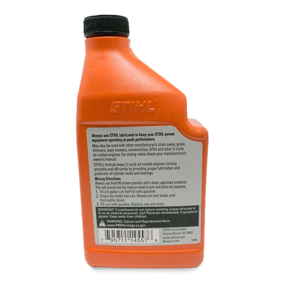 Stihl 0781 319 8010 High Performance 2 Cycle Engine Oil 12.8 Oz.