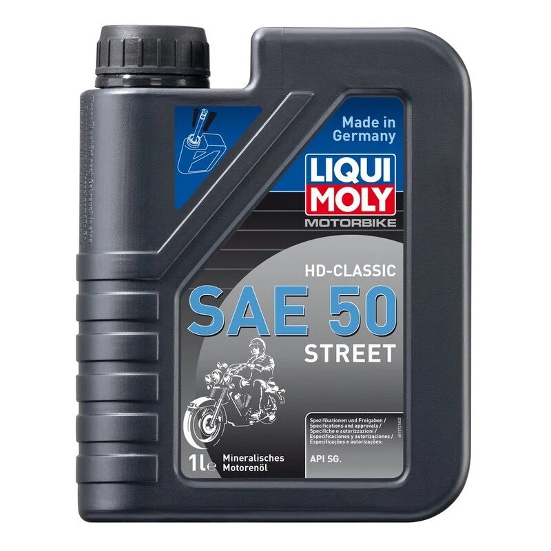 Synthetische Bote 1L de aceite Liqui Moly HD-CLASSIC SAE50 STREET