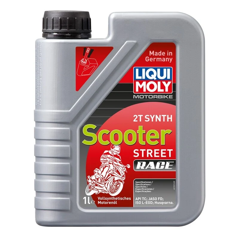 Transmissie Bote 1L de aceite Liqui Moly 2T 100% Sintético SCOOTER STREET RACE