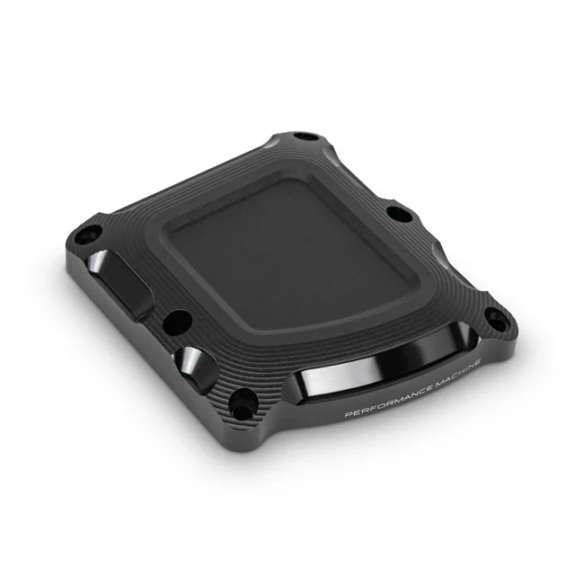 Transmissie PM, Cubierta Bovenliggend De Transmisión Race Series Black Ops Para Harley Davidson