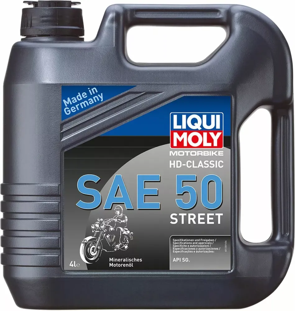 Vrachtwagenmotor Aceite Para Harley-Davidson Liqui Moly H-D Traditioneel SAE 50 4 Litros