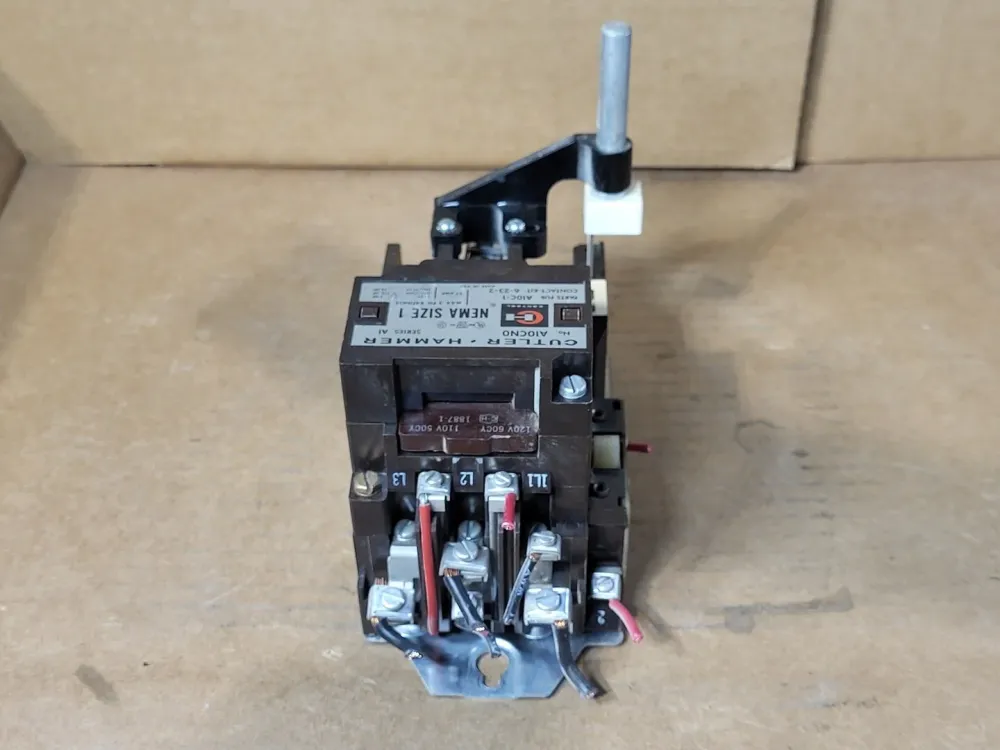 2x27 Amp, NEMA Size 1 Electric Motor Starter A10CN0