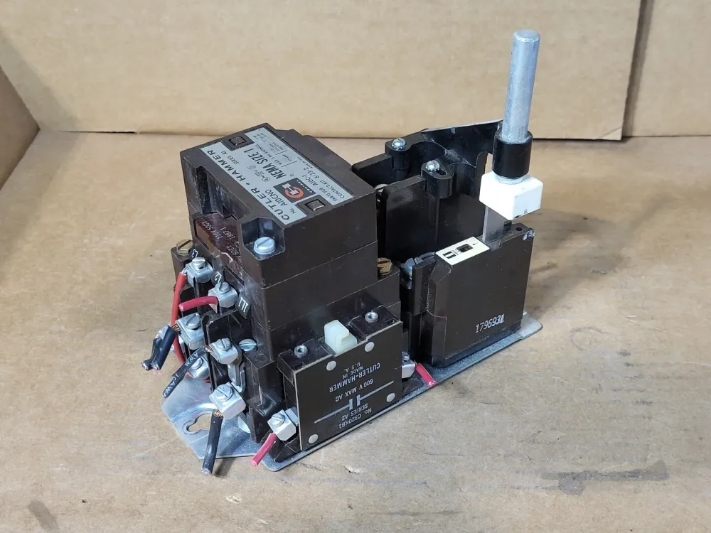 2x27 Amp, NEMA Size 1 Electric Motor Starter A10CN0