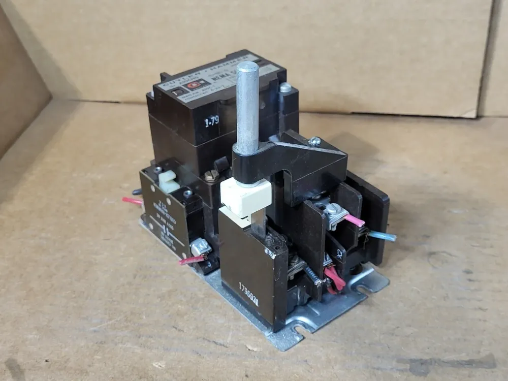 2x27 Amp, NEMA Size 1 Electric Motor Starter A10CN0