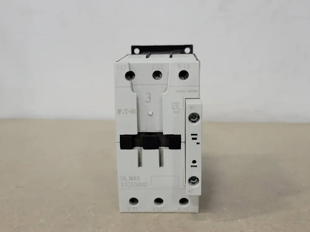 40 Amp, 3 Pole, 1NO+1NC, 110/120 VAC Coil Contactor XTCE040DS1A
