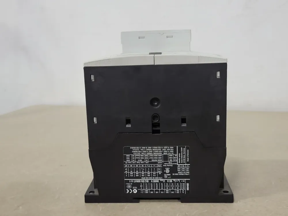 40 Amp, 3 Pole, 1NO+1NC, 110/120 VAC Coil Contactor XTCE040DS1A
