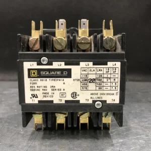 Boost Start 20 Amp, 4 Pole, 1NO, 110/120 VAC Coil Contactor 8910DPA14V02