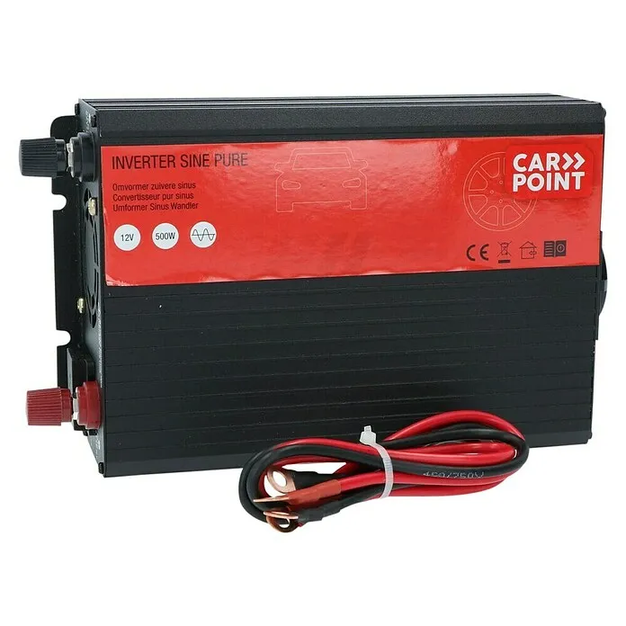 Carpoint Omvormer Puur sinus - 12 V - 230 V met 400A Piekstroom