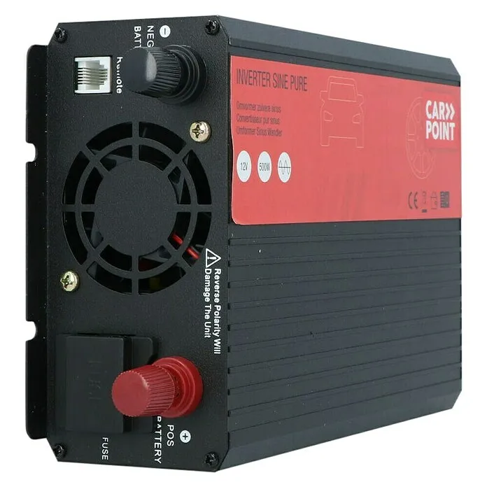 Carpoint Omvormer Puur sinus - 12 V - 230 V met 400A Piekstroom