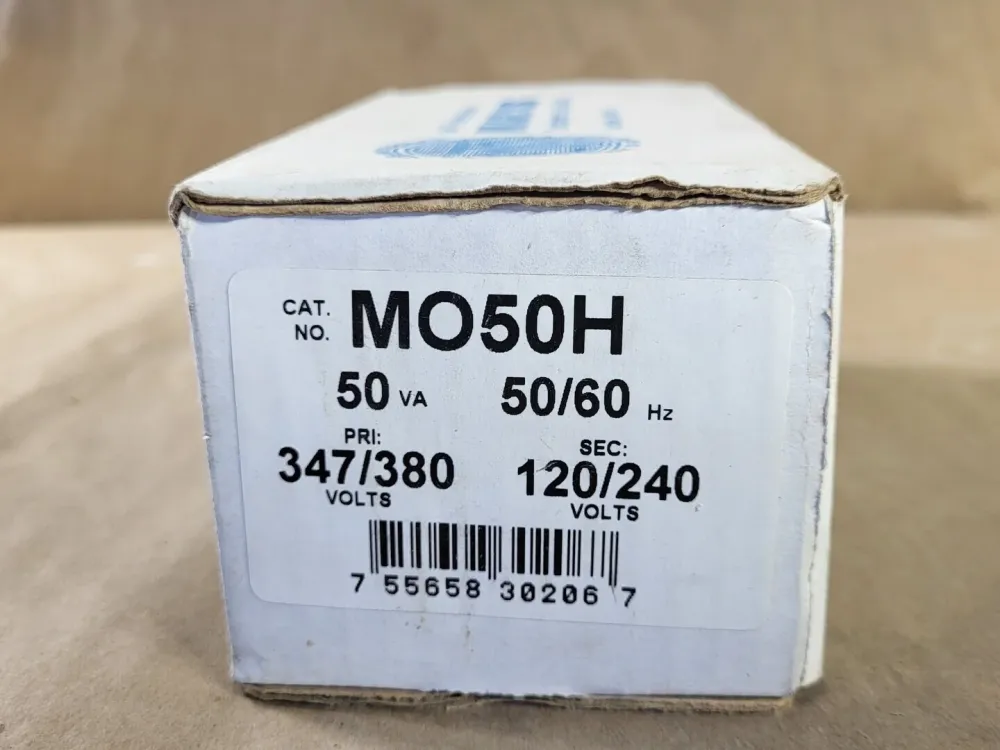 50 VA Control Transformer Primary 347/380V, Sec 120/240V, MO50H Opbergtas