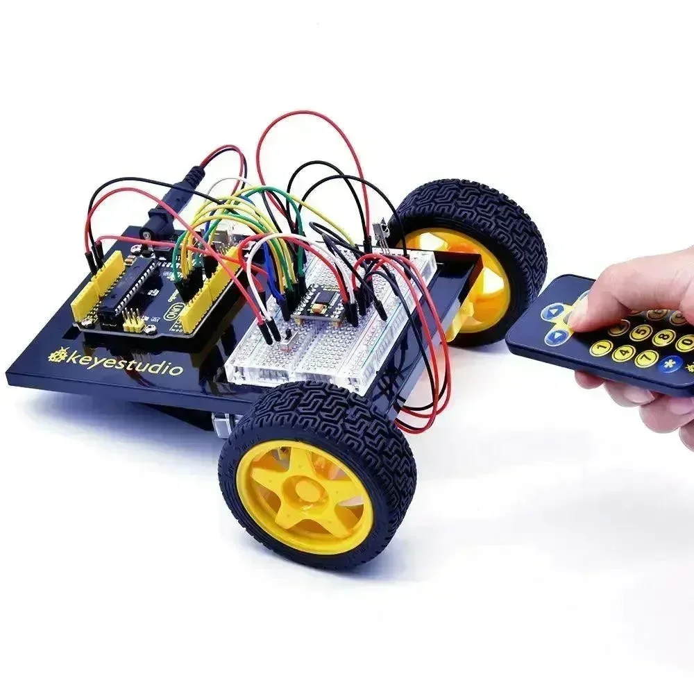 KeyeStudio Onverslaanbaar Robot Car Starter Kit Little Inventor Zero-based Learning Robot Opbergtas