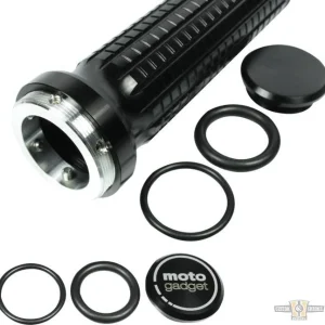 mo.grip Grips Ebbenhout 1" Anodized Cable operated Throttle Wire Harley-Davidson