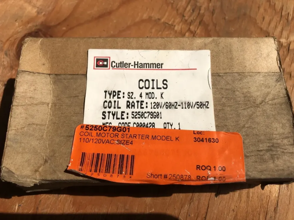 Starter Coil 5750C7901, Size 4, Model K, 110/120V