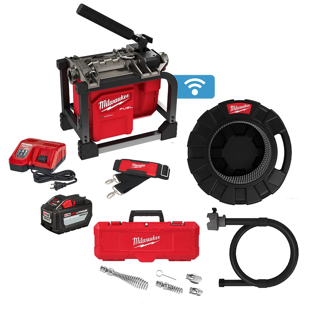 MILWAUKEE M18 FUEL Sectional Machine w/ 5/8" Cable Kit