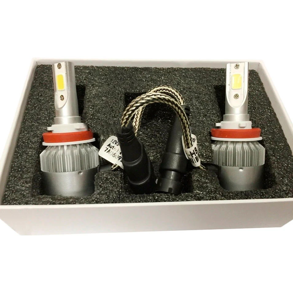 2007-2015 Toyota Camry 72W 7600LM COB LED Headlight Conversion Kit Hi/Low Beam