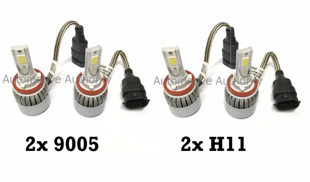 2014-2016 Honda Civic 72W 7600LM COB LED Headlight Conversion Kit Hi/Low Beam