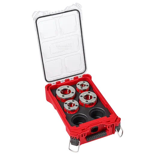 MILWAUKEE Compact 1/2"-1-1/4" ALLOY NPT Lichtgewicht Pipe Threading Forged Aluminum Die Head Kit