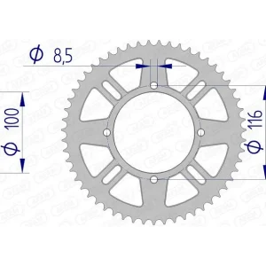 Buiten Corona AFAM aluminio ultraligera autolimpiable 17104 - Paso 420