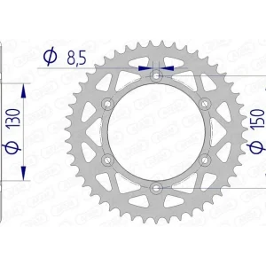 Corona AFAM aluminio 13323 - Paso 520 voor Campers en Caravans