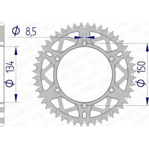 Corona AFAM aluminio ultraligera autolimpiable 17206 - Paso 520