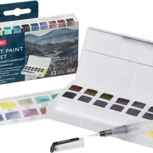 Derwent - Graphitint Paint Pan Set met Spraykop