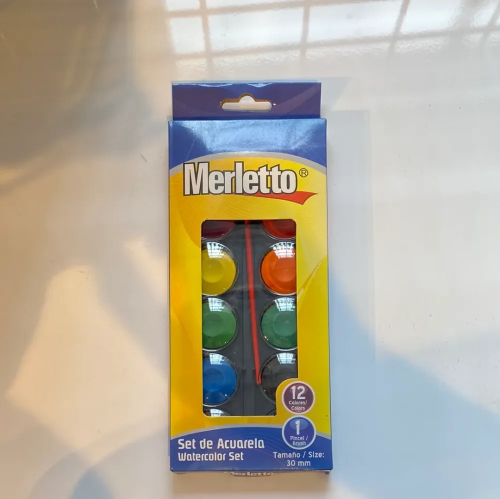 Merletto - Acuarelas 12 colores