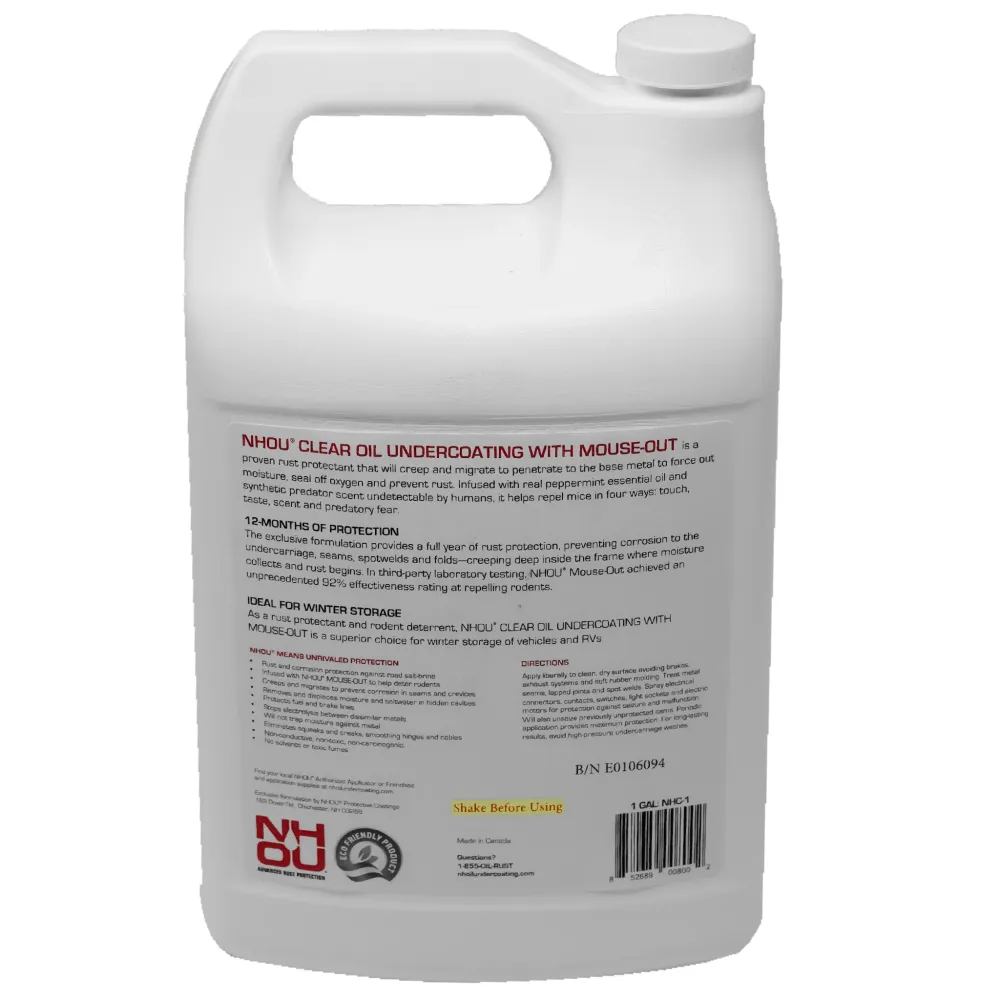 NHOU Undercoating Oil Glashelder 1 Gallon