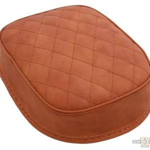 OEM Specificatie Diamond Suction Cup Pillion Pad Bruin Leather Harley-Davidson