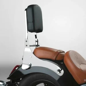 OEM Specificatie Paladin Backrest, Pad, Verchroomd, Black Pad Harley-Davidson