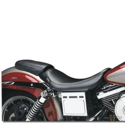 Silhouette Pleated Pillion Pad Zwart Vinyl Harley-Davidson