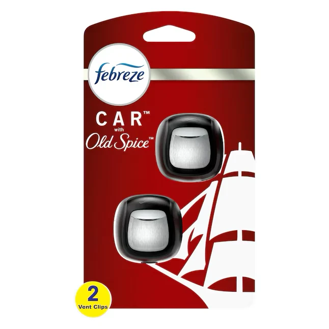 Febreze Car 0.07-oz Old Spice Dispenser Air Freshener twee stuks