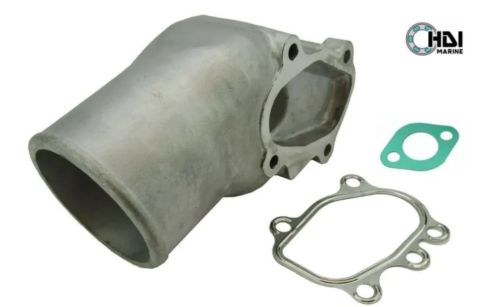 Volvo Penta TAMD22 Stainless Rvs Exhaust Outlet - equivalent to 3582512