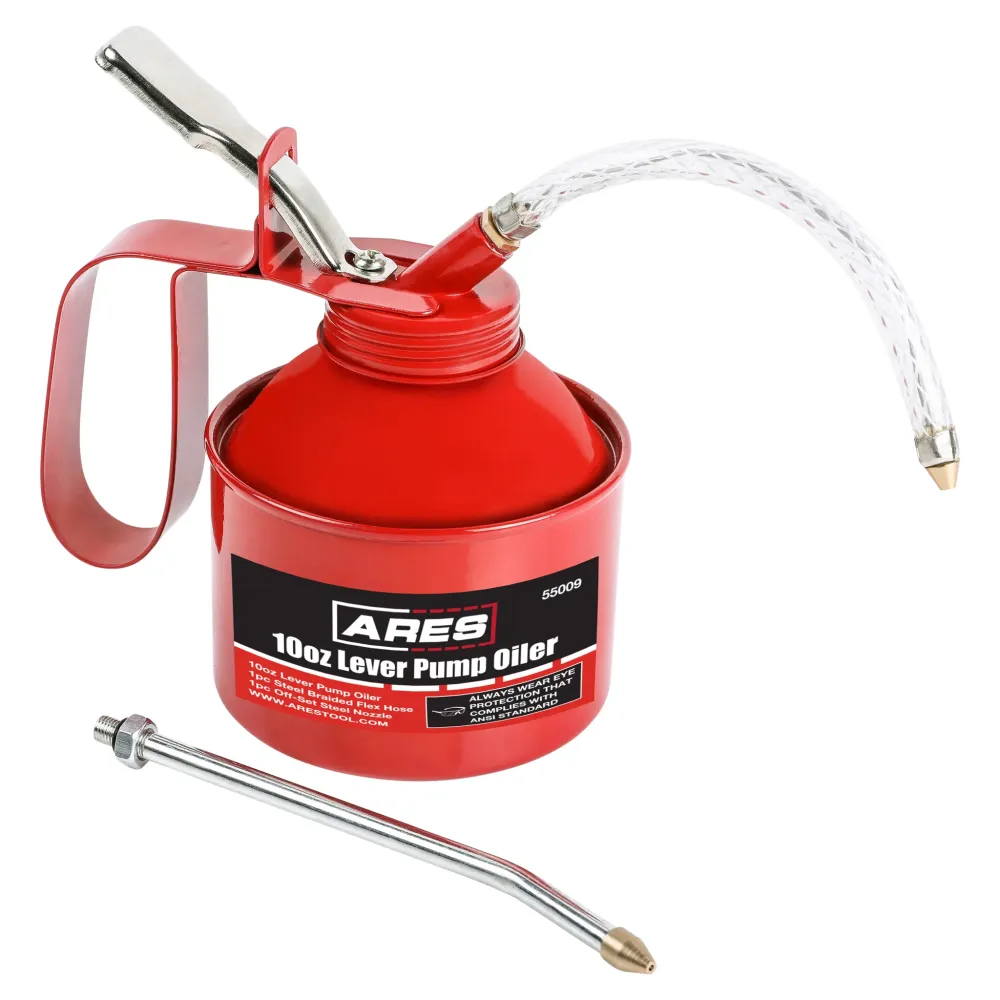 ARES 55009 - 10oz Rood Lever Style Oiler Can