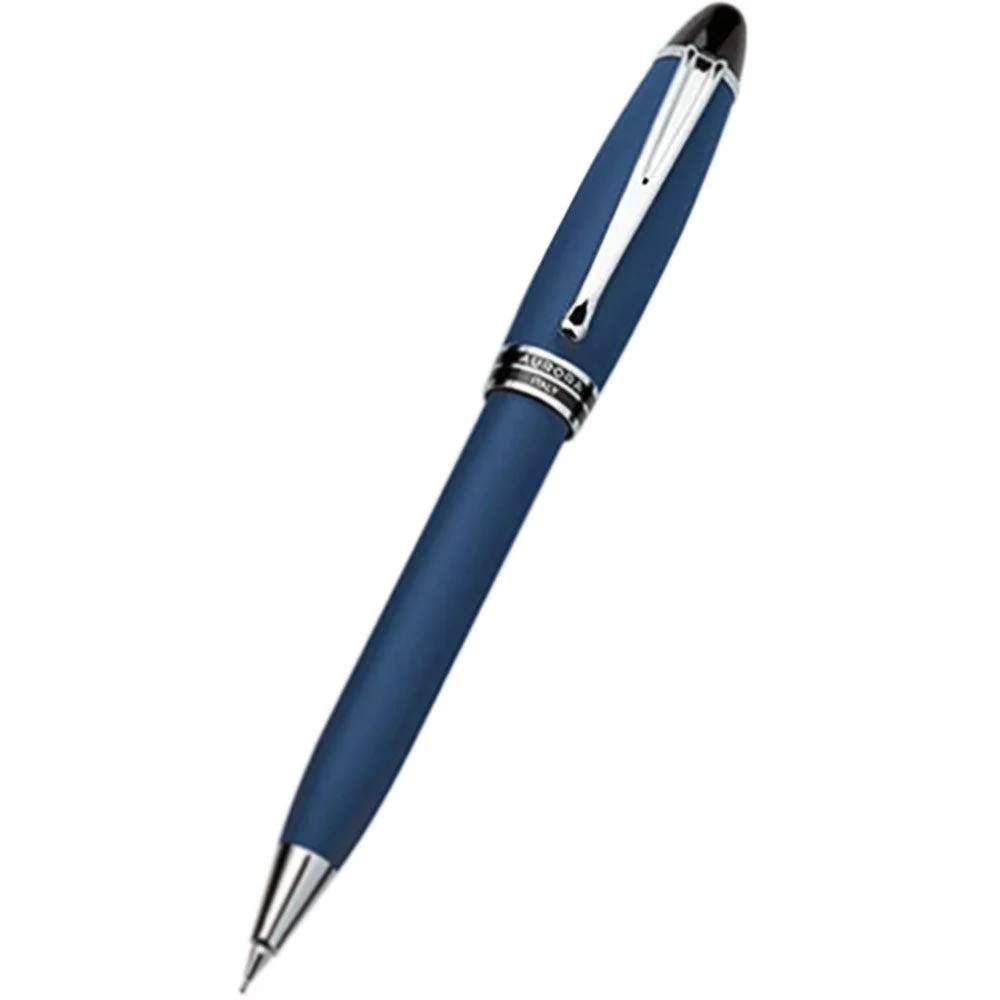 Aurora Ipsilon Mechanical Pencil - Zeeblauw - Chrome Trim