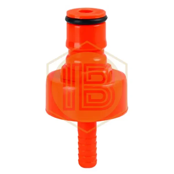 Ball-Lock threaded plug connector PET bottles Rood
