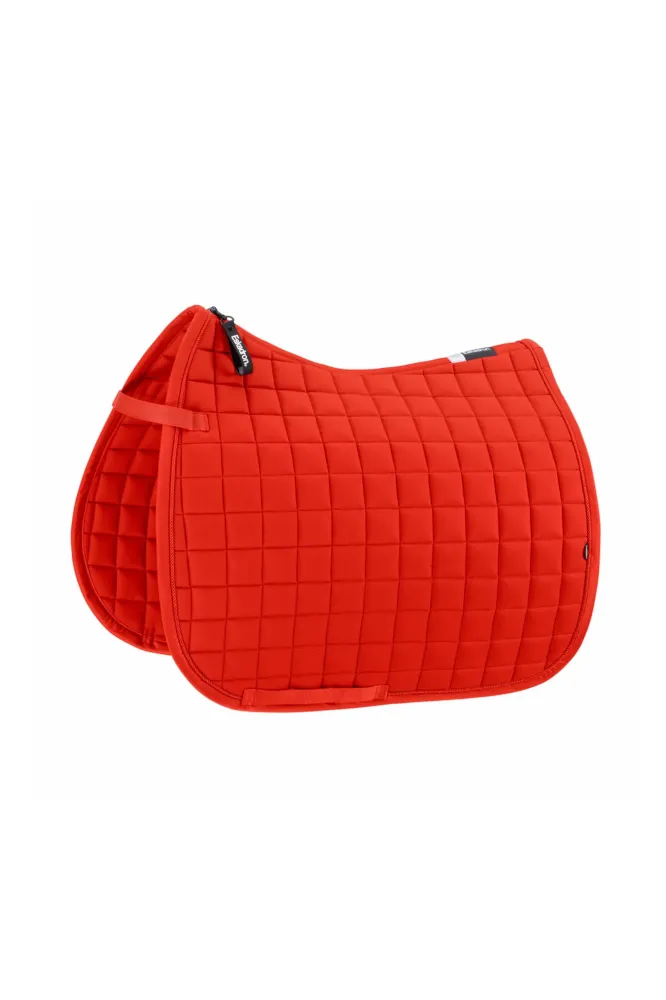 Dynamics AW25 Cotton Dressage Saddle Pad Rood P - Universeel Pasvorm