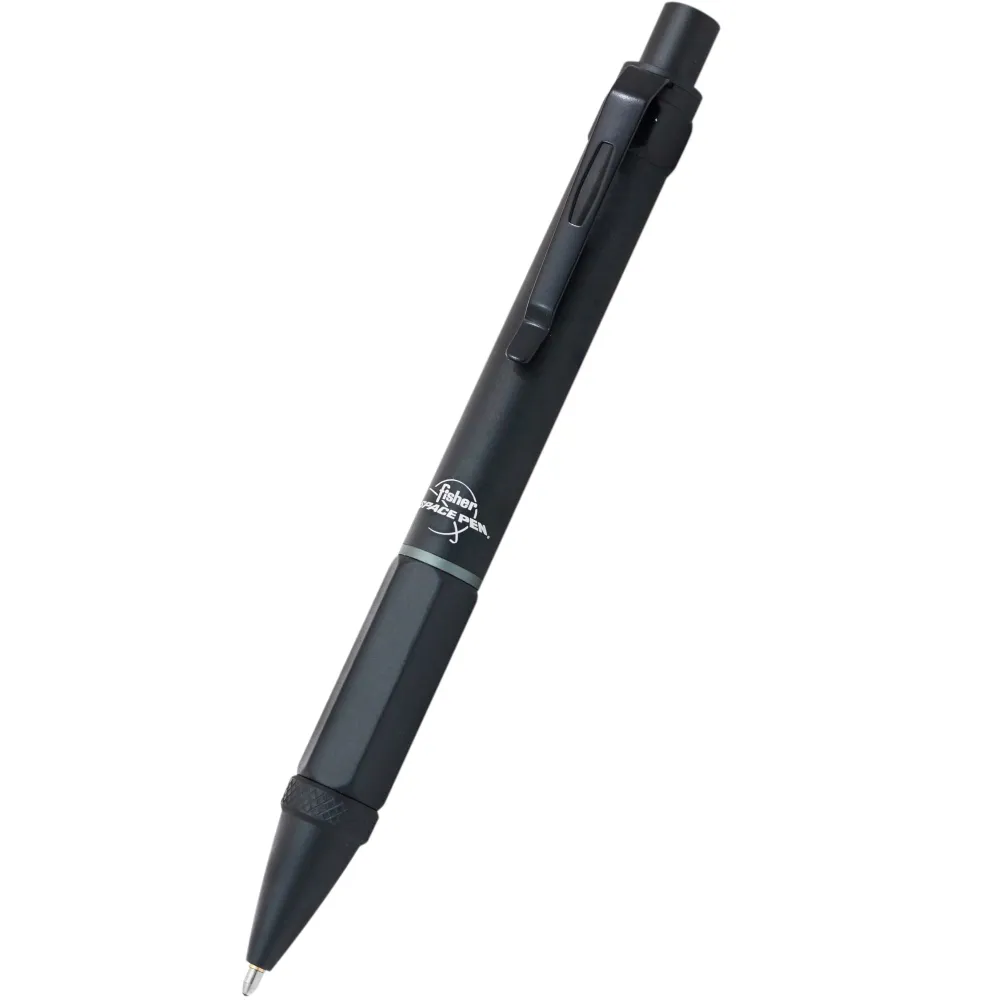 Fisher Space Zwart Anodized Aluminum Clutch Space Pen