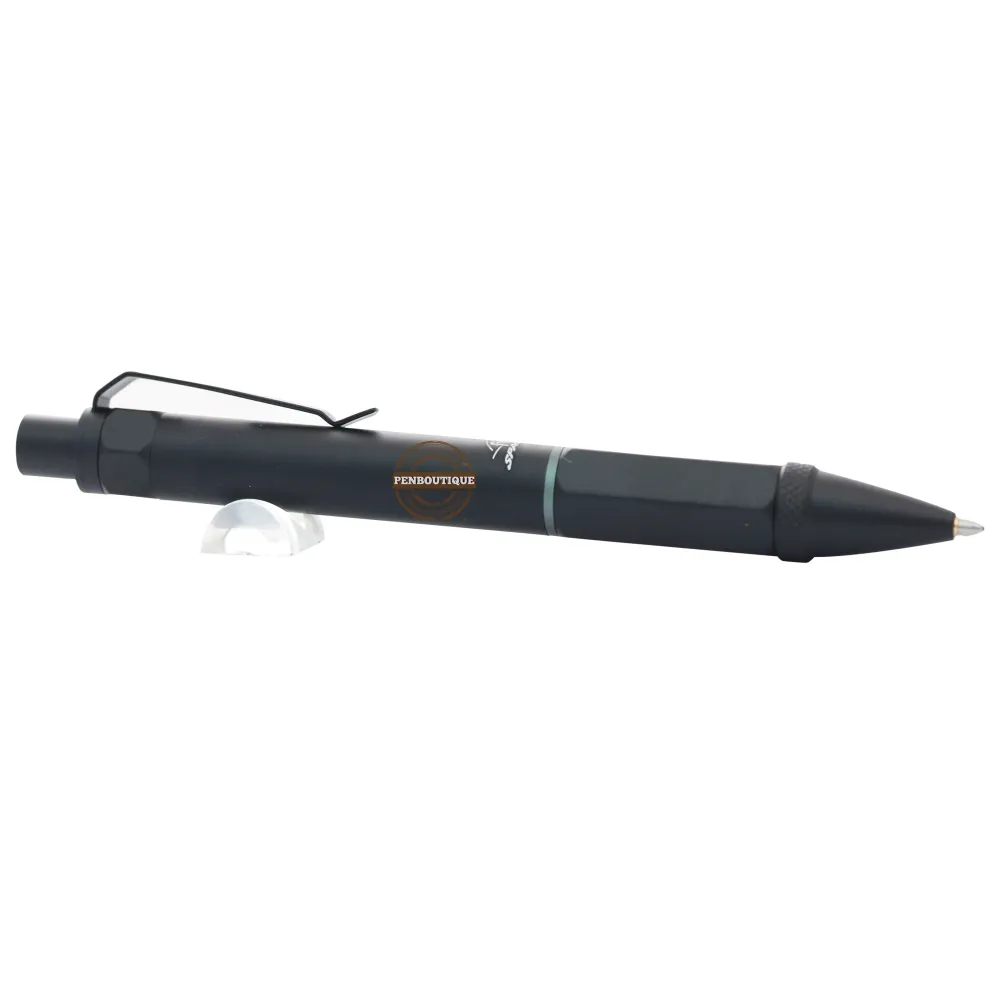Fisher Space Zwart Anodized Aluminum Clutch Space Pen