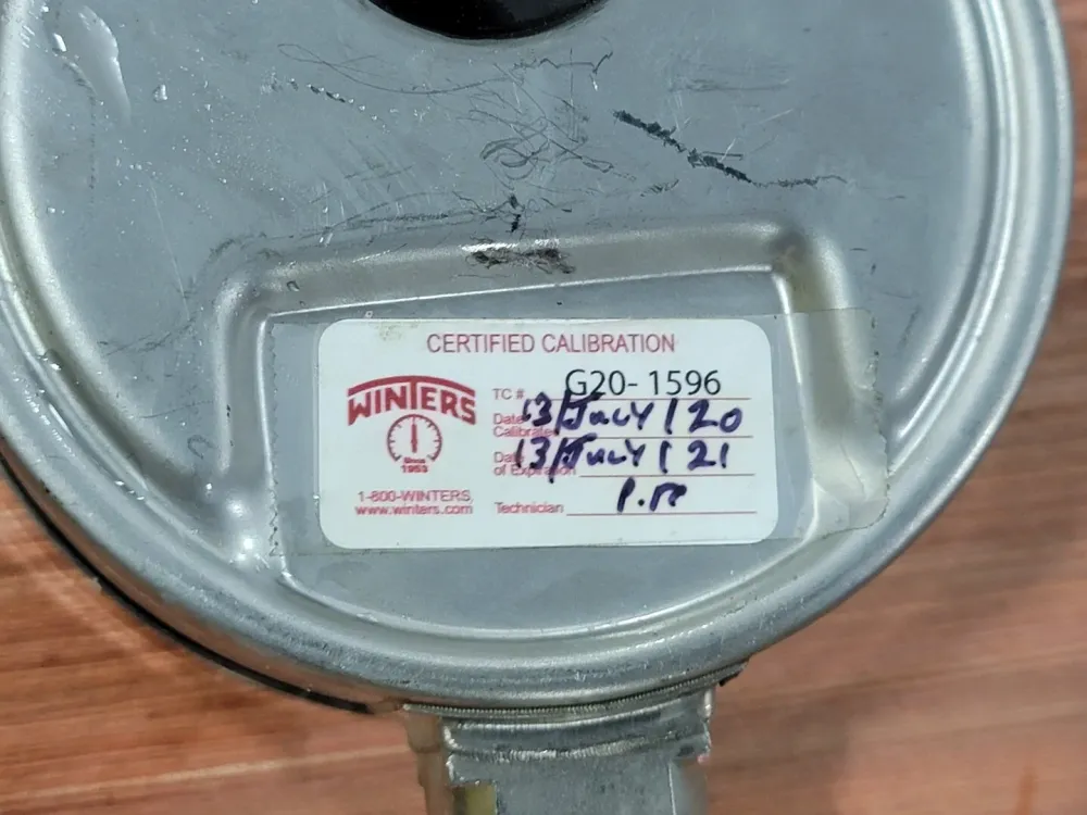 Pressure Gauge PFP Series 60 psi Rood