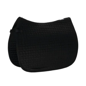 Saddle Cloth COTTON Zwart P