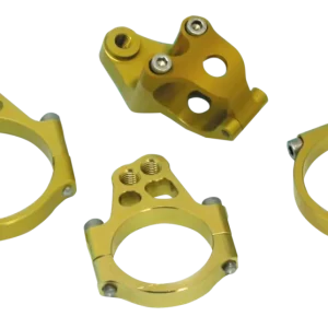 Black Steering damper incl. damper brckt Harley-Davidson