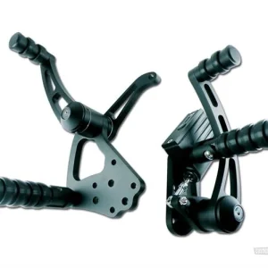 CCE Forward Control Kit, ebbenhout, 5/8" Bore Master Cylinder, Rubberband Pegs Harley-Davidson
