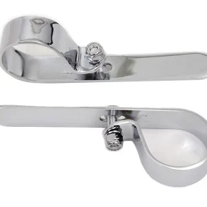 Chrome 1-3/4 Exhaust P Clamp Set Harley-Davidson