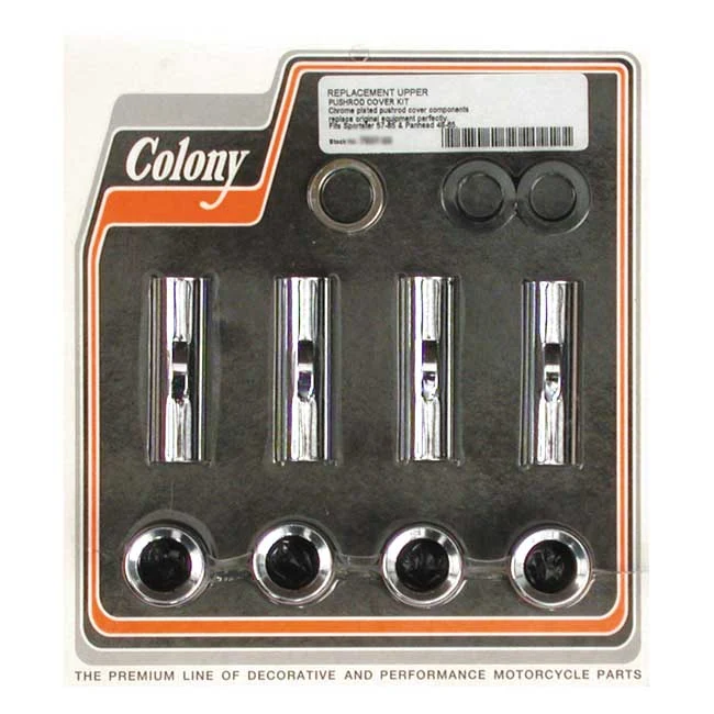 Colony Pushrod Upper Pushrod Cover Kit Harley-Davidson
