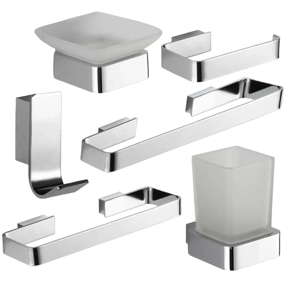 Complete kit wall installation Aurora series - Verchroomd finish