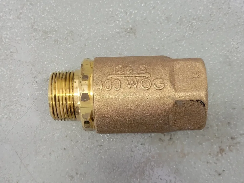 1" FNPT Threaded Warm brons Check Valve 90AR1136