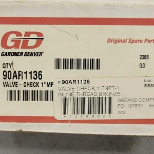 1" FNPT Threaded Warm brons Check Valve 90AR1136
