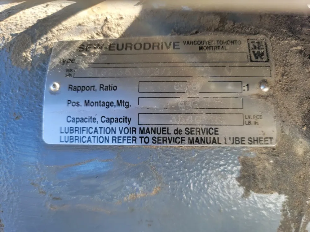 Gear Reducer Ratio 6.78 Type R70P