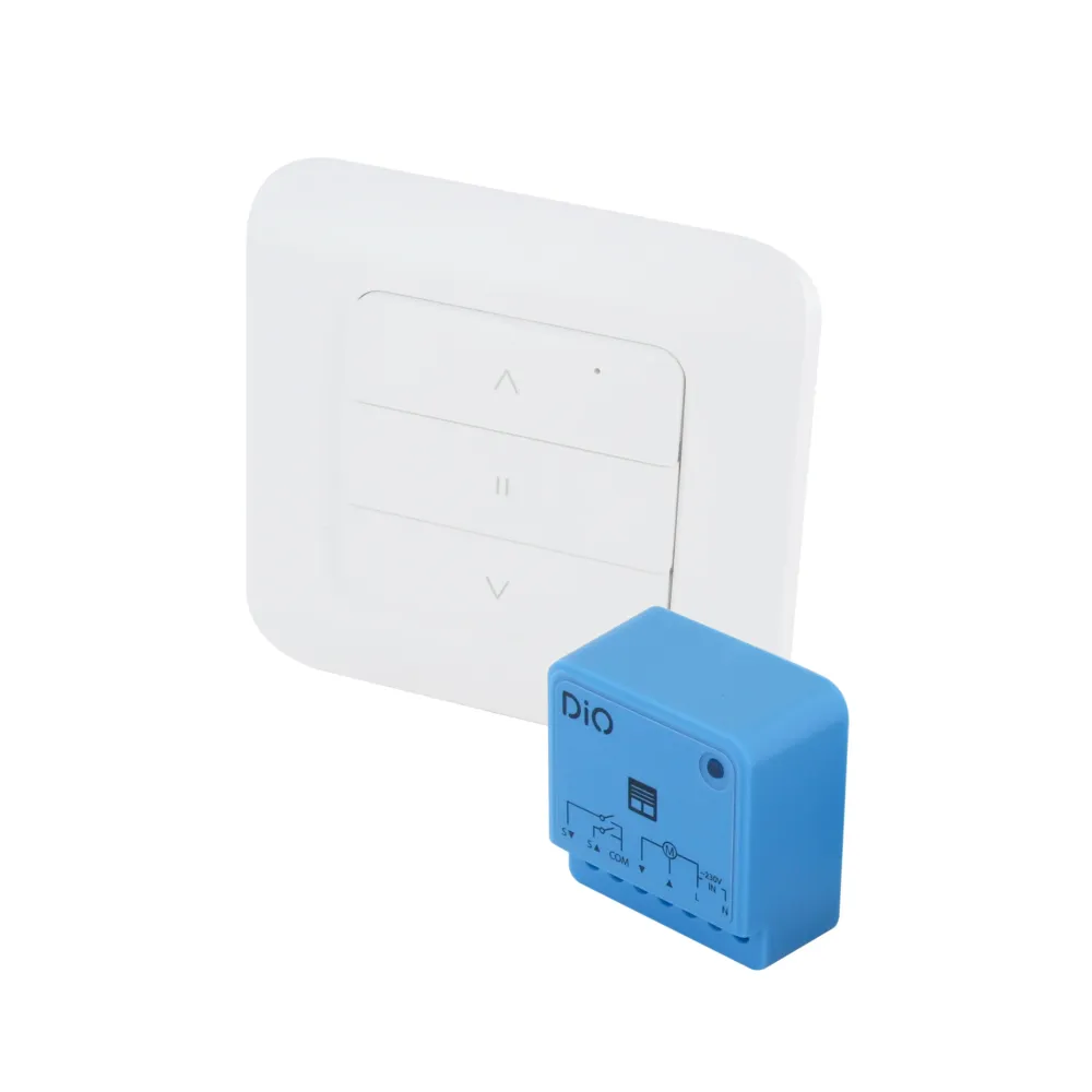 Kit Wireless shutter switch + DIO roller shutter module (433 MHz / Zigbee / BLE)