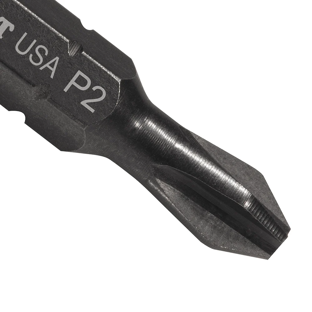 KLEIN TOOLS #2 Phillips Insert Power Driver, 1-Inch 5-Pack